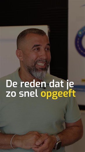 Waarom jij zo snel opgeeft... #opgeven #persoonlijkeontwikkeling #doorzetten