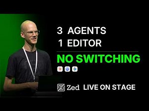 Claude Code, Codex, Gemini – parallel agents in one editor | Zed live demo | Gaauwe Rombouts