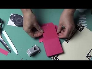 Tutorial : Gift Box- One Sheet of Card Stock-Lid & Base Attached