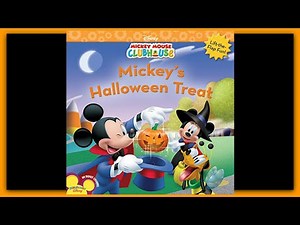 Disney Mickey Mouse "MICKEY'S HALLOWEEN TREAT" - Read Aloud Storybook for kids, children