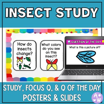 Insects Study Question Posters and Digital Slides