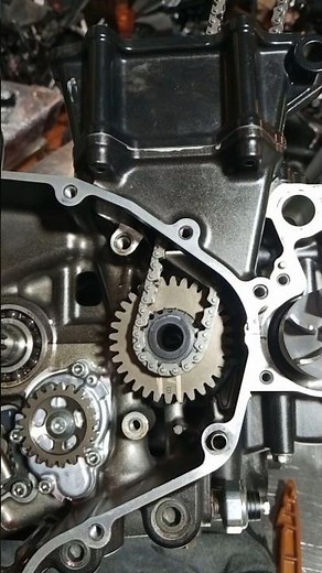 # @PART5カワサキ Ninja 400のエンジンを組み立てる。#Kawasakininja400engineassembly #ninja400 #kawasaki #engine