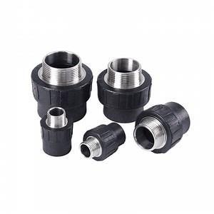 [Hot Item] Male Threaded Adaptor HDPE Pipe Fittings HDPE Male/ Female Thread Coupler Fitting