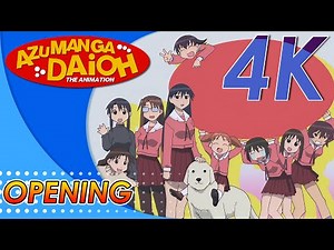 Azumanga Daioh Opening | Creditless | 4K 60FPS Remastered