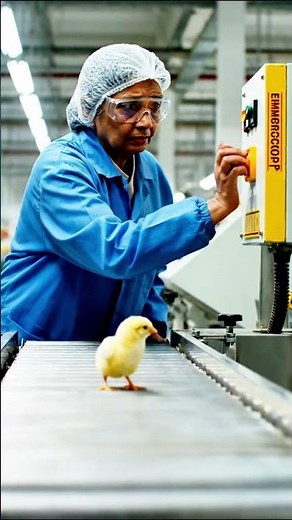 Rescue Chick: Factory Line Miracle! #ChickRescue #FactorySave #Miracle