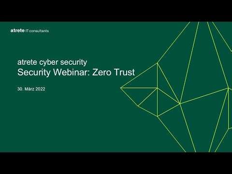 Zero Trust: Einführung in Zero Trust‑Architekturen; Die Grundlagen von Zero Trust verstehen