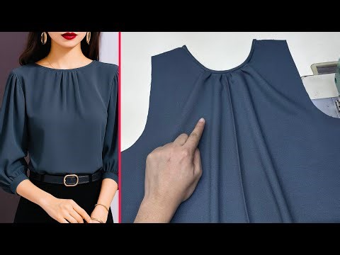 Step-by-Step Sewing Tutorial: Stylish Pleated Blouse