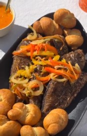 Try This Simple and Flavorful Fish with Bread and Dip