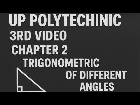 Mathematics-1: Trigonometric Function~Ratios of Allied Angles | Chapter-2, Lec-3 #bteup Semester