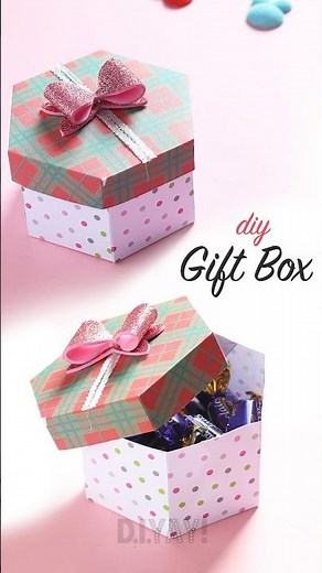 🎁 Quick & Easy DIY Gift Box | Handmade Craft Tutorial ✨✂️ #papercraft #giftbox #diy