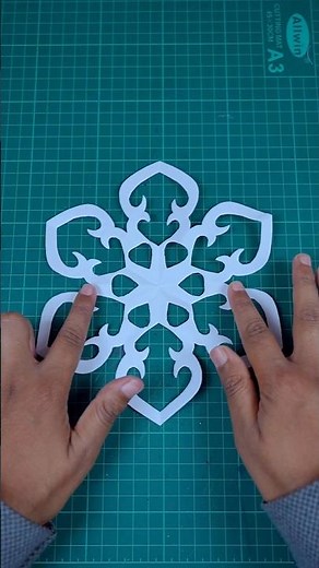 Cute Heart Snowflake ❄️💗 | Easy Valentine Paper Craft