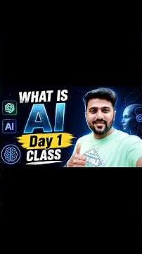 Free AI classes for beginners - Day 1 - what is AI? How AI works? #learnai #ai #aibasics