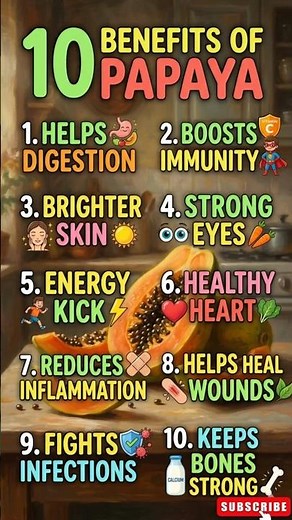 10 Incredible Health Benefits of Papaya: The Ultimate Superfood l benefits of eating papaya daily
