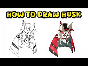 How to Draw Husk from Hazbin Hotel – Learn to Create Artwork with Easy Steps