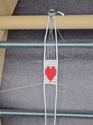Beginner's Guide to Loombeading: Create a Heart Beaded Bracelet