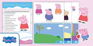Peppa Pig: Friendship Small World Stories with Characters