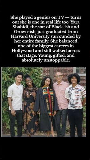 Yara Shahidi Just Graduated From Harvard — Yes, Really