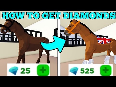 HOW to get DIAMONDS in Horse Valley ROBLOX