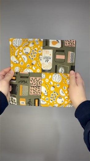 Four square hotpads #sewing #handmade #cutecat #kitchengadgets #kitchenhacks #crafting #quilting