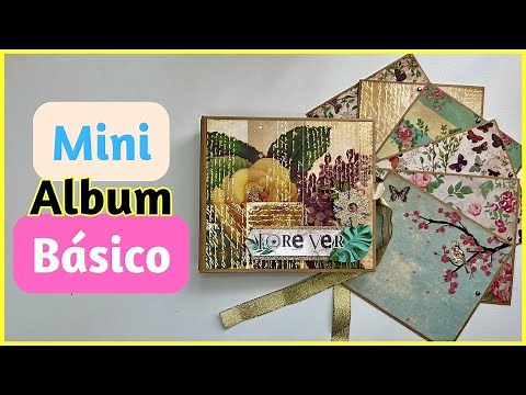Cómo hacer un Mini Album Sencillo y Básico | Tutorial Scrapbooking