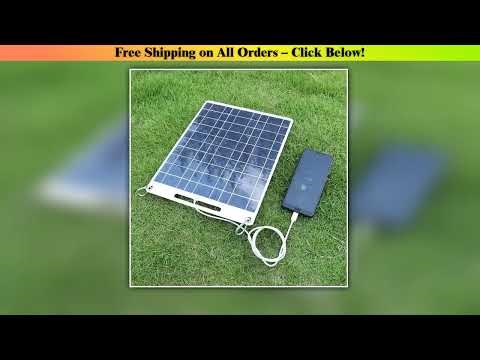 5V Solar Plate Waterproof Solar Panel Portable Dual USB Solar Battery Charger Outdoor Camping