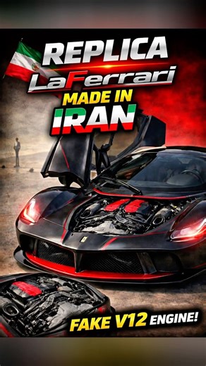 Iran Built a Perfect LaFerrari Replica… But There’s a Catch