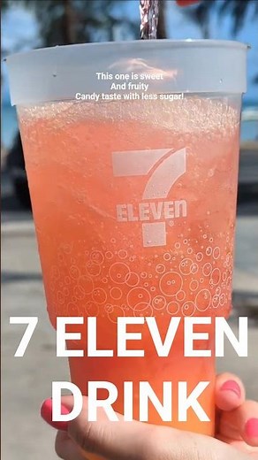 7 eleven thailand drink mix | do you like pink drinks? #7eleventhailand #7elevendrink