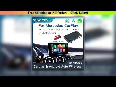 Wireless CarPlay Android Auto for Mercedes A B C CL S CLA CLS CLASS GLA GLS GLC GLE V250 V260