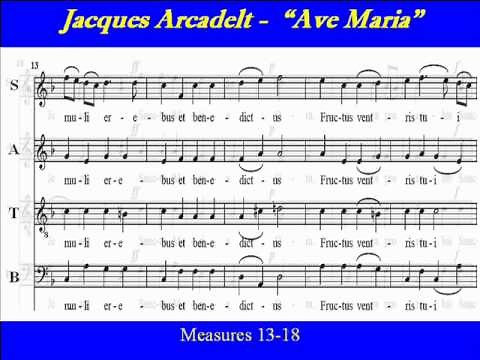 Arcadelt-Ave Maria-Score