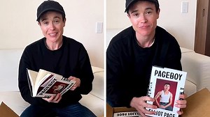 Elliot Page proudly unboxes their coming-of-age memoir Pageboy