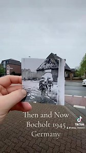 23K views · 8K reactions | Bocholt Then and Now! #bocholt #house #history #street #daily Source Collection IWM | D-Day History | Facebook