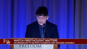 On this week's episode of "Freethought Matters," Annie Laurie Gaylor and Dan Barker feature student speakers from the 2023 FFRF Annual Convention. FFRF is proud to sponsor five annual student essay competitions for our sponsors, an annual contest for college bound high school seniors, for ongoing college students, for black, Indigenous and students of color, for graduate students and one for law students. Watch the full show here: https://ffrf.us/3ua4H2y | Freedom From Religion Foundation