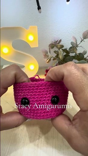 Tacita alfiletero a crochet #crochet #tejido