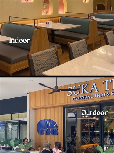 No matter where you choose to sit, the star is always Suka Thai. Same great taste, anywhere! ______________ Suka Thai (สุกกะไทย) @Onesatrio Kawasan Mega Kuningan, Unit E2 0821 5995 1116 #sukathai #thaifood #onesatrio #foodie