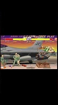 Street Fighter 2 – Ryu vs Guile 🔥 Classic Fight | Retro Arcade Battle #shorts #viral #gaming