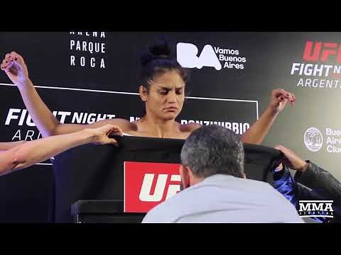 UFC Argentina Weigh-Ins: Cynthia Calvillo Misses Weight - MMA Fighting