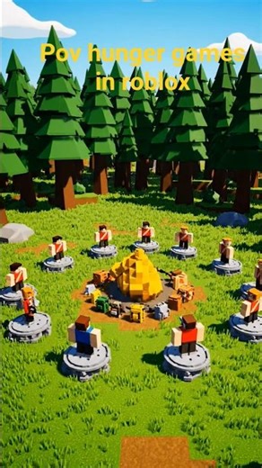 pov roblox hunger games😮🎊