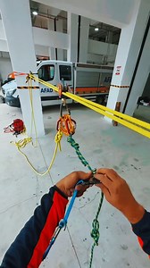 448K views · 3.6K reactions | *Setting up a highline using two IDs ️* #Highline #Setup #AFAD #AFADVolunteer #Climbing #Knot #Survivor #RopeKnot | Amutha's rangoli | Facebook
