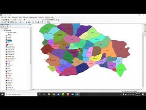 خرائط التوزيع المكاني باستخدام نظم المعلومات الجغرافية Spatial distribution maps using ARC GIS