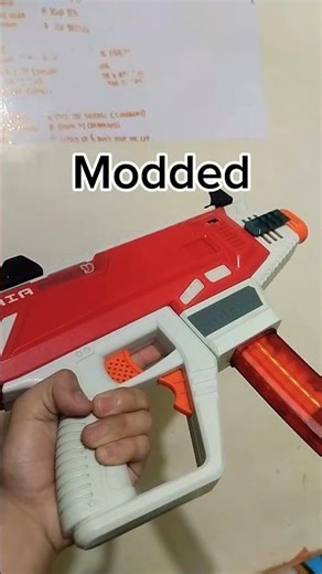 Stock Omnia Vs Modded Omnia #nerf #nerfgun #nerfmods
