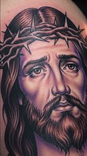 Jesus Christ Tattoo ✝️ Powerful Faith Tattoo Design