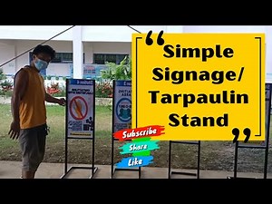 Signage/Tarpaulin Stand