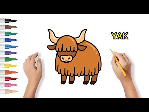 How To Draw A Yak - Easy Drawing Step By Step