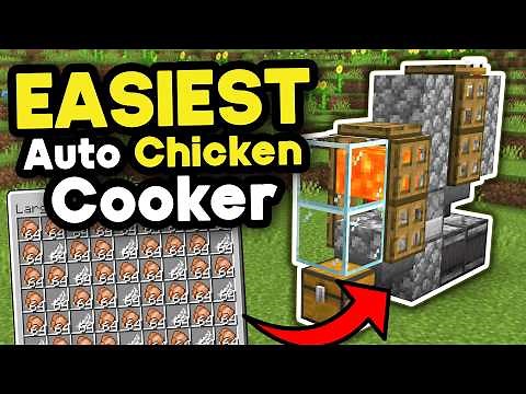 BEST AFK Chicken Farm Minecraft Bedrock 1.21 (2025)