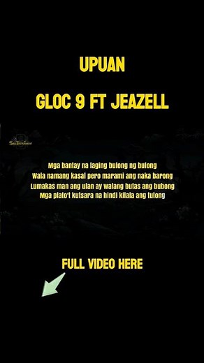 Upuan - Gloc 9 ft. Jeazell Grutas (Karaoke Version) | #karaoke #subscribe #share
