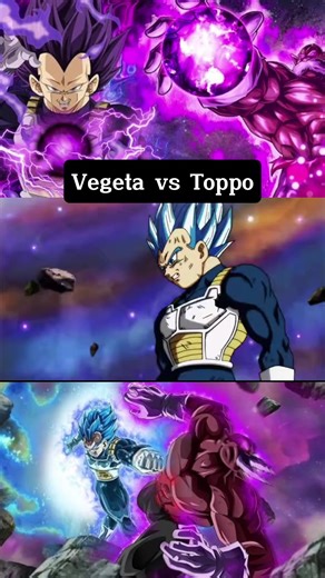 Vegeta vs Toppo in Dragon Ball Super Showdown
