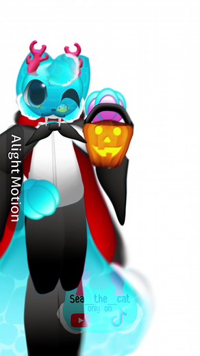 Spooky Emoji Cat Animation for Halloween 2023