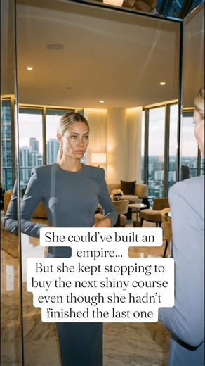 Emma | AI CREATOR & HIGH TICKET MARKETER on Instagram: "She didn’t need another “10K in 10 days” masterclass. She needed a model that paid her — even when she was off the grid. For too long, I thought the next course would finally unlock everything. But all I unlocked was more tabs, more overwhelm, and more “start here” PDFs. I didn’t need more learning. I needed more earning. She could’ve built an empire… But she kept stopping to buy the next shiny course — even though she hadn’t finished the l
