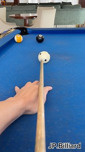 Is this forehand english or backhand english? #billiard #billiards #jpbilliard | JP Billiard