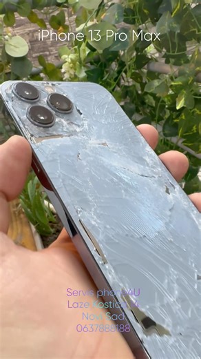 Zamena ledja i ekrana za iPhone 13 Pro Max #iPhoneServis #phone4U #NoviSad